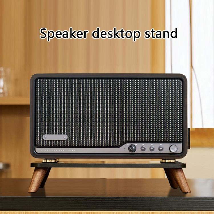 Small Speaker Platform Wood Acrylic Universal Wooden Speaker Mount Multiple Purpose Sound Holder for Device M330
