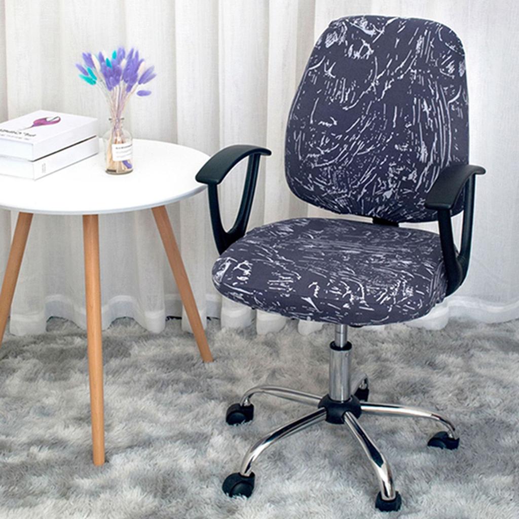Universal Office Chair Cover Split Armchair Cover Stretch Computer Chair Slipcovers Removable Seat Protector Case Home Decor