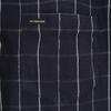 McGregor Check Pattern Short Sleeve Polo Shirt M Navy Fawn Men's Used
