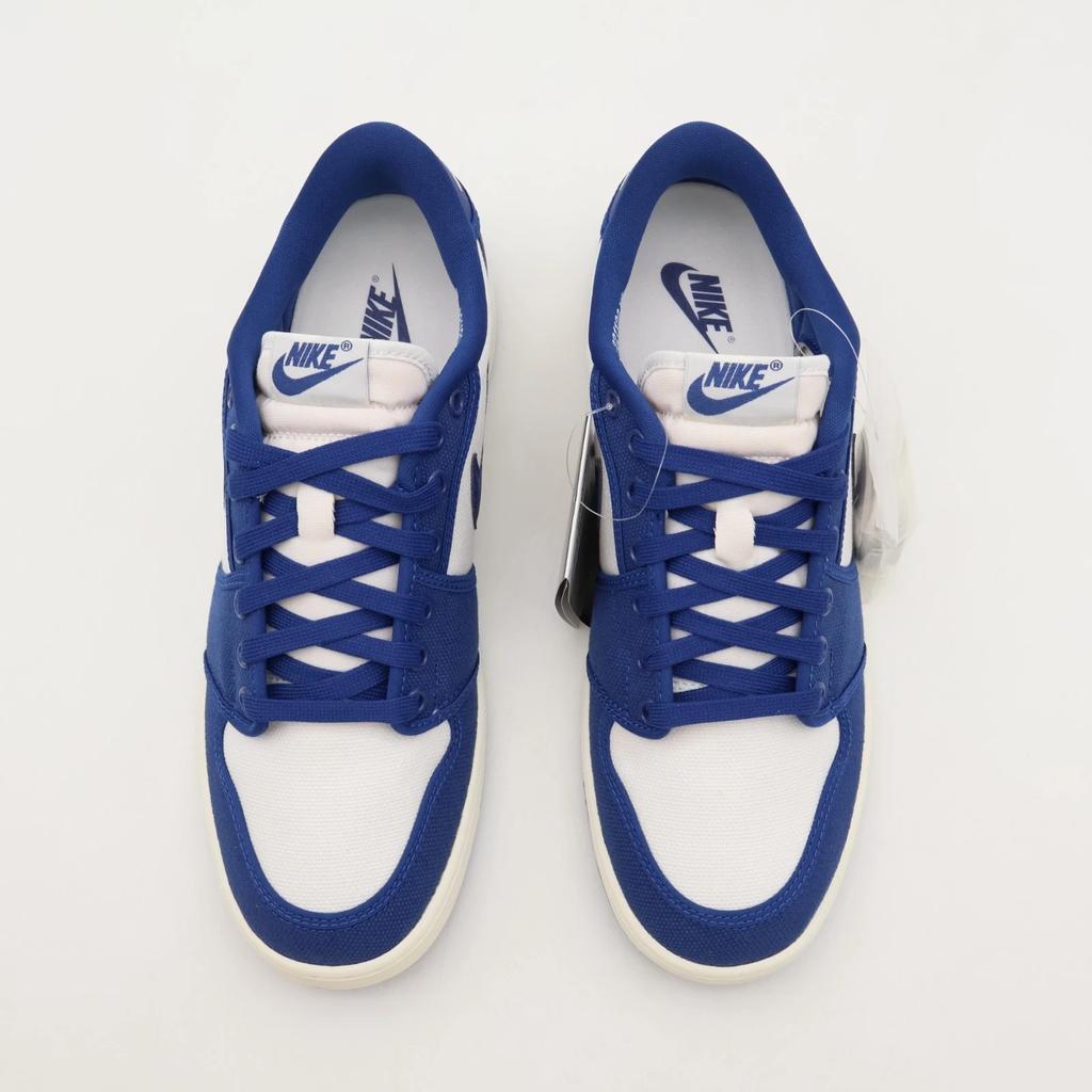DX4981-103 Nike Air Jordan 1 Low KO Royal Blue White Kentucky Canvas (Men's)