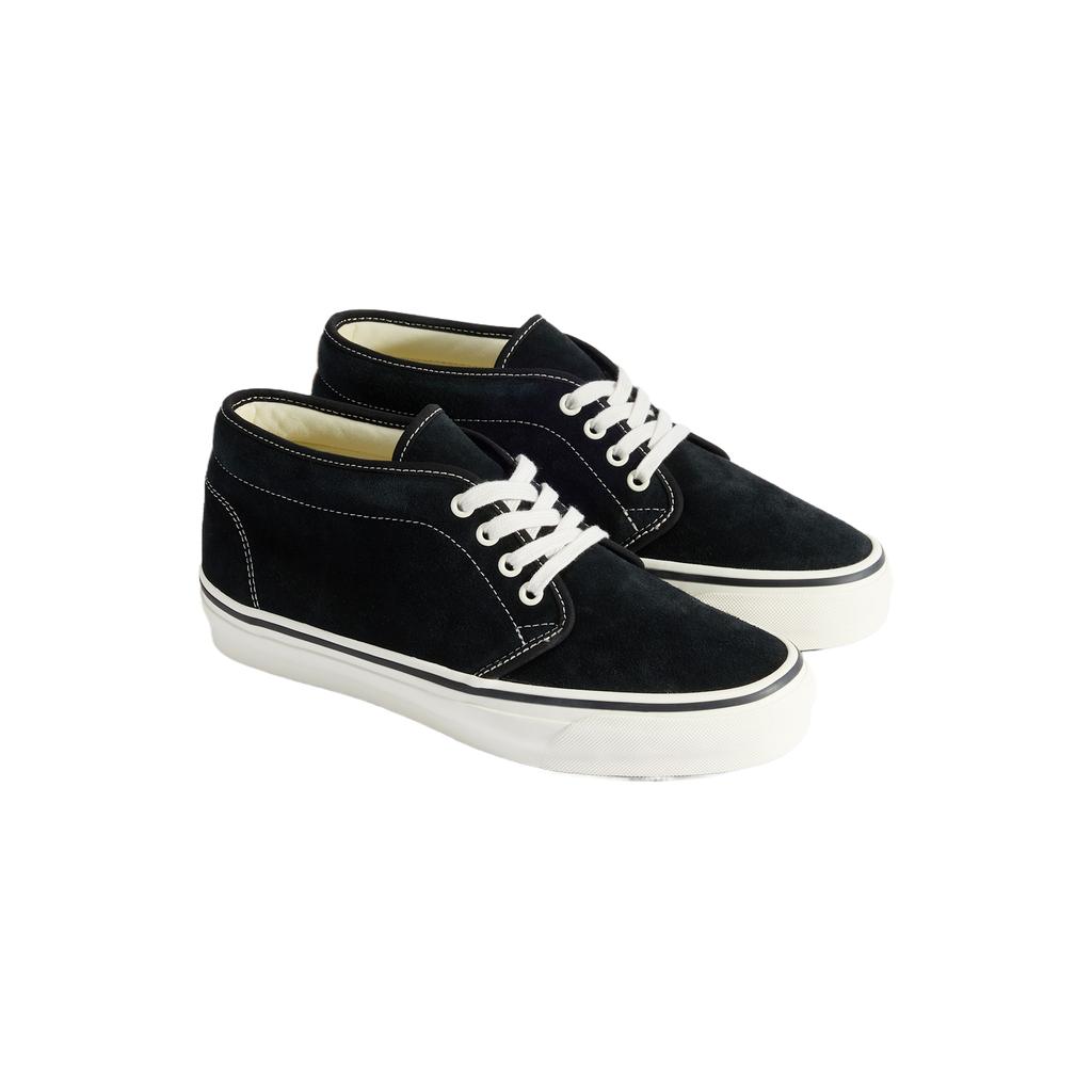 Vans OTW Chukka 49 Pelle Scamosciata Allacciatura Personalità Stilosa Ammortizzazione Mid-Top Scarpe da Skateboard Unisex skate shoes VN0010Y6BLK