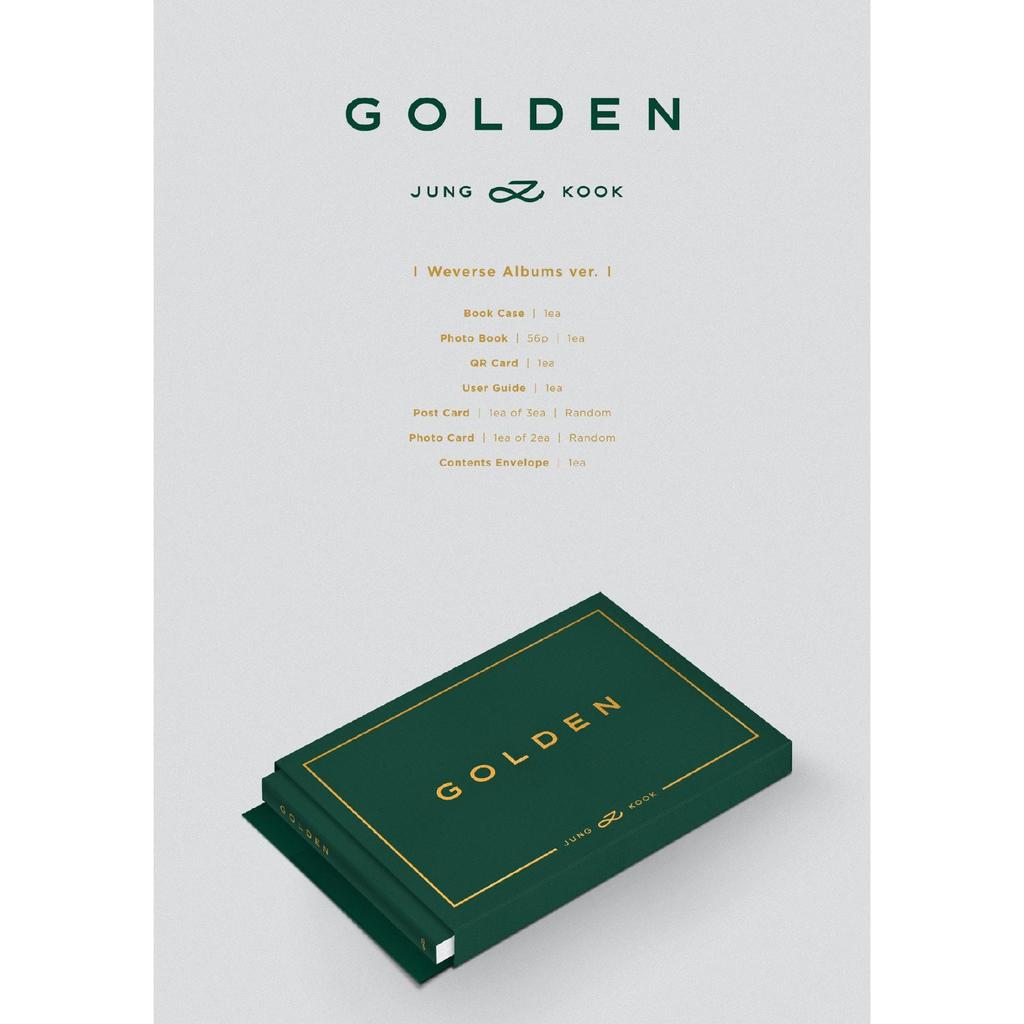 BTS Jung Kook (JK) Album solo - D'OR (Albums Weverse Ver.)