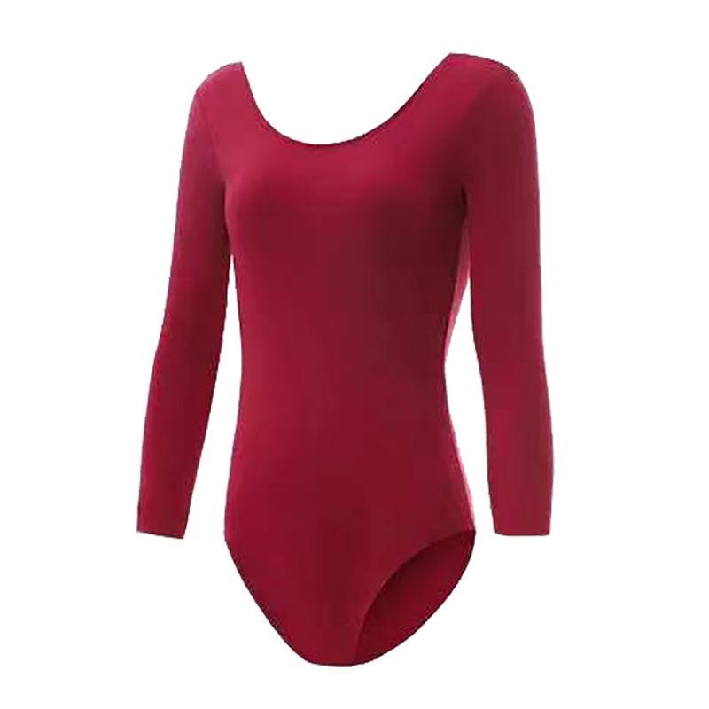 Women's Body Shaping Dance Suit: Adult One-Piece Training Top for Etiquette Dance.