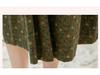 Mori Style Floral Cotton Turn-Down Collar Long-Sleeve Shirt Dress, 2025 Autumn Collection