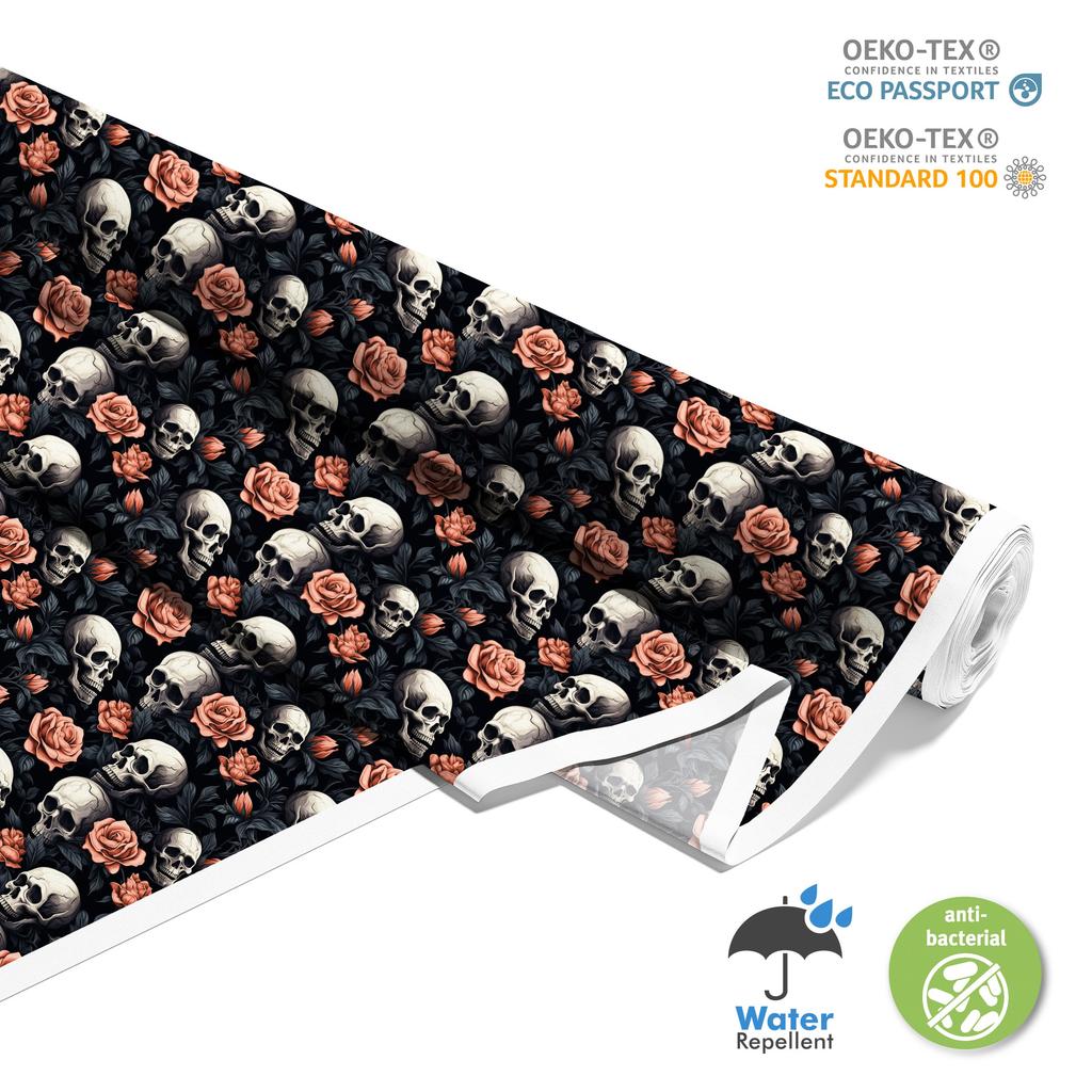 Outdoor Decorative Fabrics Oxford - Motif The Skull I Dx4248