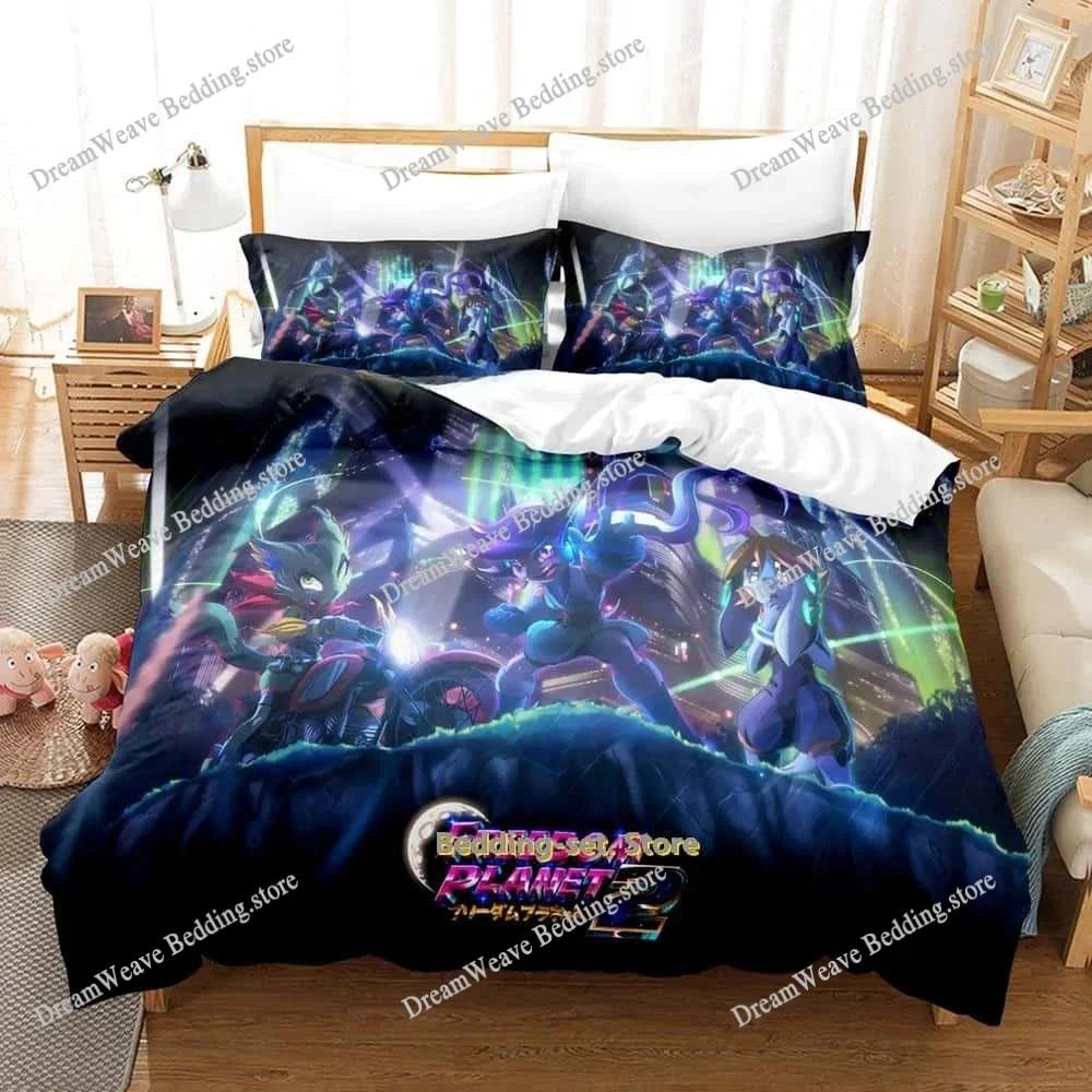 New Game Freedom Planet Bedding Set Duvet Cover Comforter Bed Set Quilt Cover Pillowcase King Queen Twin Size Boys Girls Adult74