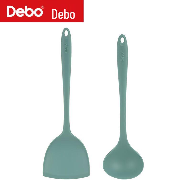 Debo Haigewei Silicone Ladle and Spatula 2-Piece Set