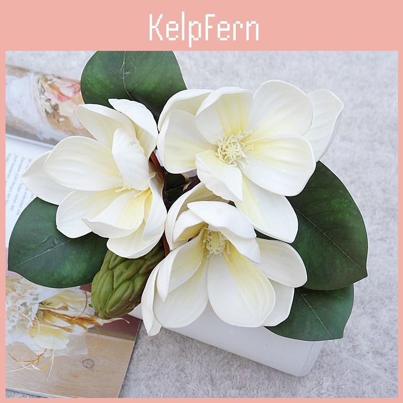 Flowers Artificial Flower Magnolia Simulation For Home Wedding Decoration Fake Flowers