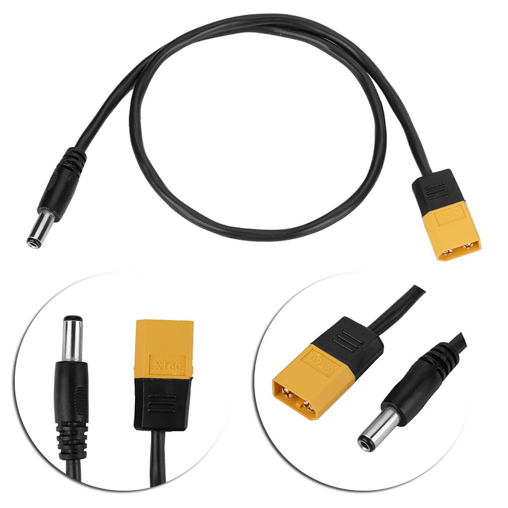 XT60 Male  Connector To Male  5.5 X 2.5mm DC5525 Power Cable