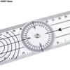 0-140mm 360° Goniometer Angle Medical Spinal Angle Ruler Angle Inclinometer Ruler Protractor Angle finder Measuring Tool 1PCS
