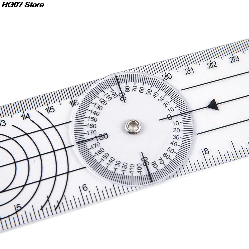 0-140mm 360° Goniometer Angle Medical Spinal Angle Ruler Angle Inclinometer Ruler Protractor Angle finder Measuring Tool 1PCS