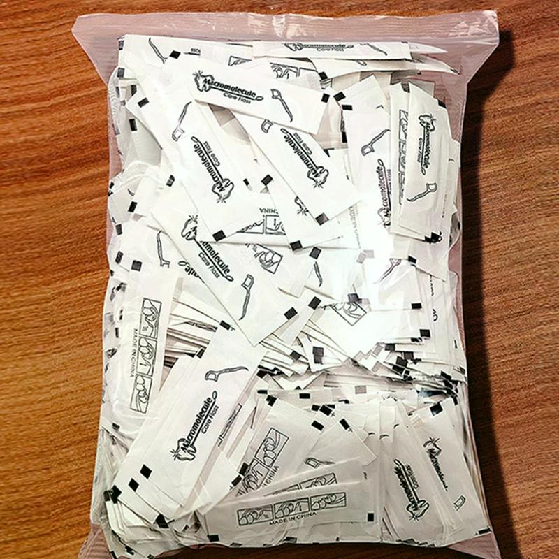 100PCs Dental Floss Toothpick Disposable Dental Floss Sticks Hotel Travel Family Dental Floss With Toothpick