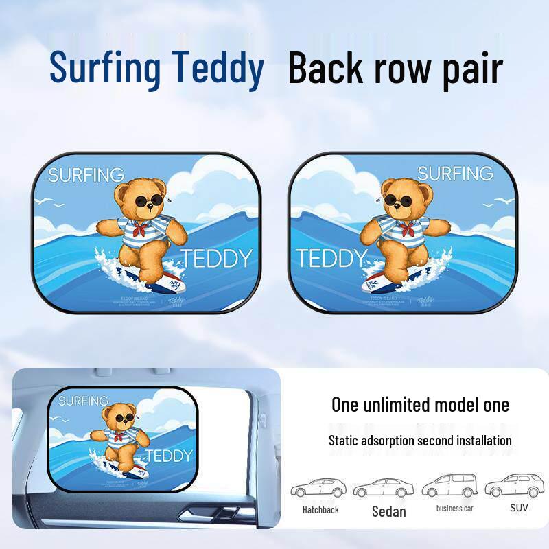 Electrostatic Car Sunshade Privacy Curtain - Sun Protection Blocker for Windows