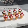 10Pcs DIY Cute Earring Bracelet Accessories Simulated Strawberry Jam Ice Cream Resin 3D Food Pendant For Jewelry Making