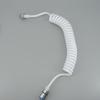 Pommeau de douche à ressort flexible blanc 304 de 1,5/3/2 m, tuyau souple en plastique, eau, WC, bidet, pulvérisateur, ligne téléphonique, salle de bains
