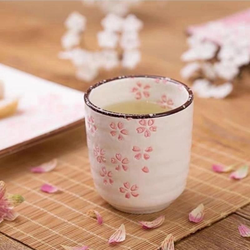 

Керамическая чайная чашка в японском стиле – Винтажная кружка для кофе и чая для офиса, чаепития Кунг-фу, домашняя посуда для напитков White