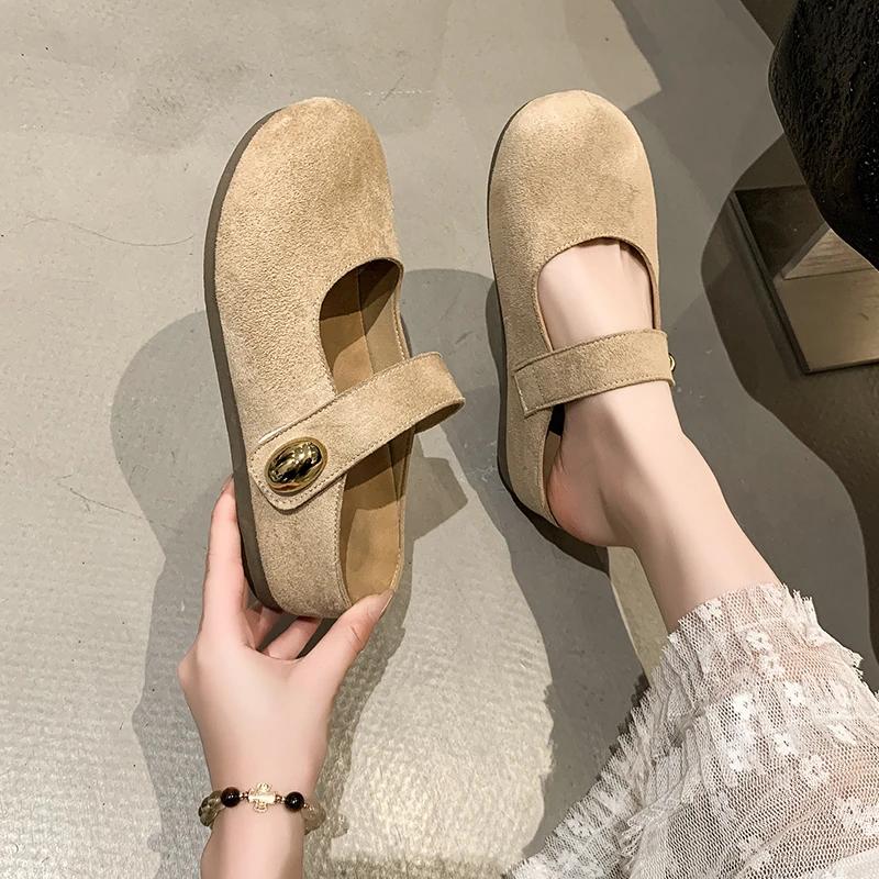 Pantofole Scarpe Casual Donna 2025 Molla Interna Rialzata Ciabatte alla Moda Pantofole Scarpe Casual
