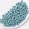 Acrylic Cream Solid Color Small Cylinder Beads for DIY Hairpin, Bracelet, Necklace Jewelry Accessories
