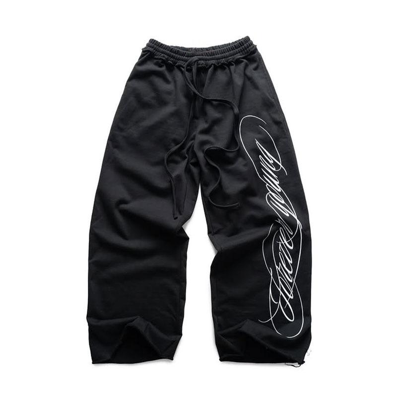 Y2K Letter Printed Sport Loose Retro Harajuku Pants