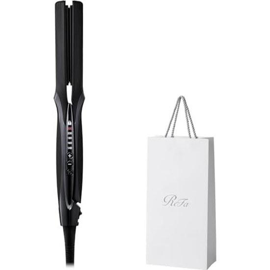 ReFa STRAIGHT IRON PRO (Black) Hair Arrangement Guidebook Shopper Included