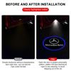 Car Door Wireless Welcome Light LED HD Projector Lamp Decoration Stickers For Mercedes Benz AMG W204 W213 W205 W211 W212 W176