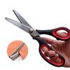 Stainless Steel Blade PP non-slip Handle Sawtooth DIY Fabric Tailor Scissors Sewing for Fabric Professional Hand Tools For Home