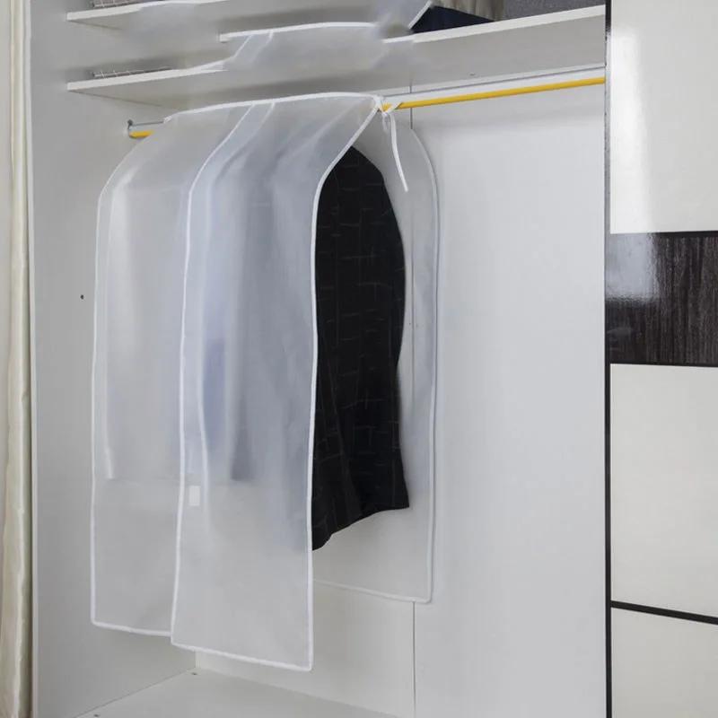 

Hanging Type Clothes Dust Cover Waterproof Large Capacity Clothing Cover Durable Household Coat Suit Dress Dusproof Cover 1 PC S-about 60x120cm