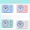 Student Quartz Alarm Clock With Silent Sweep Movement For Study Desk And Bedroom Use