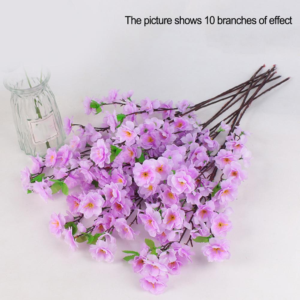 Peach Artificial Flowers Bouquet For Garden Party Wedding Marriage Decoration Home Room Decor Fake Flowers Table Vase Ornament