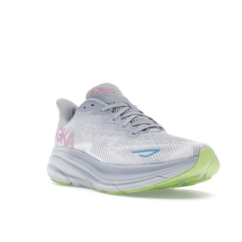 HOKA  Clifton 9 Gull Sea Ice Women Sneakers Grey 1127896-GLLS