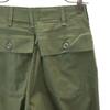 US ARMY 70s DLA Utility Center Press Military Pants W26 Khaki Men's Used