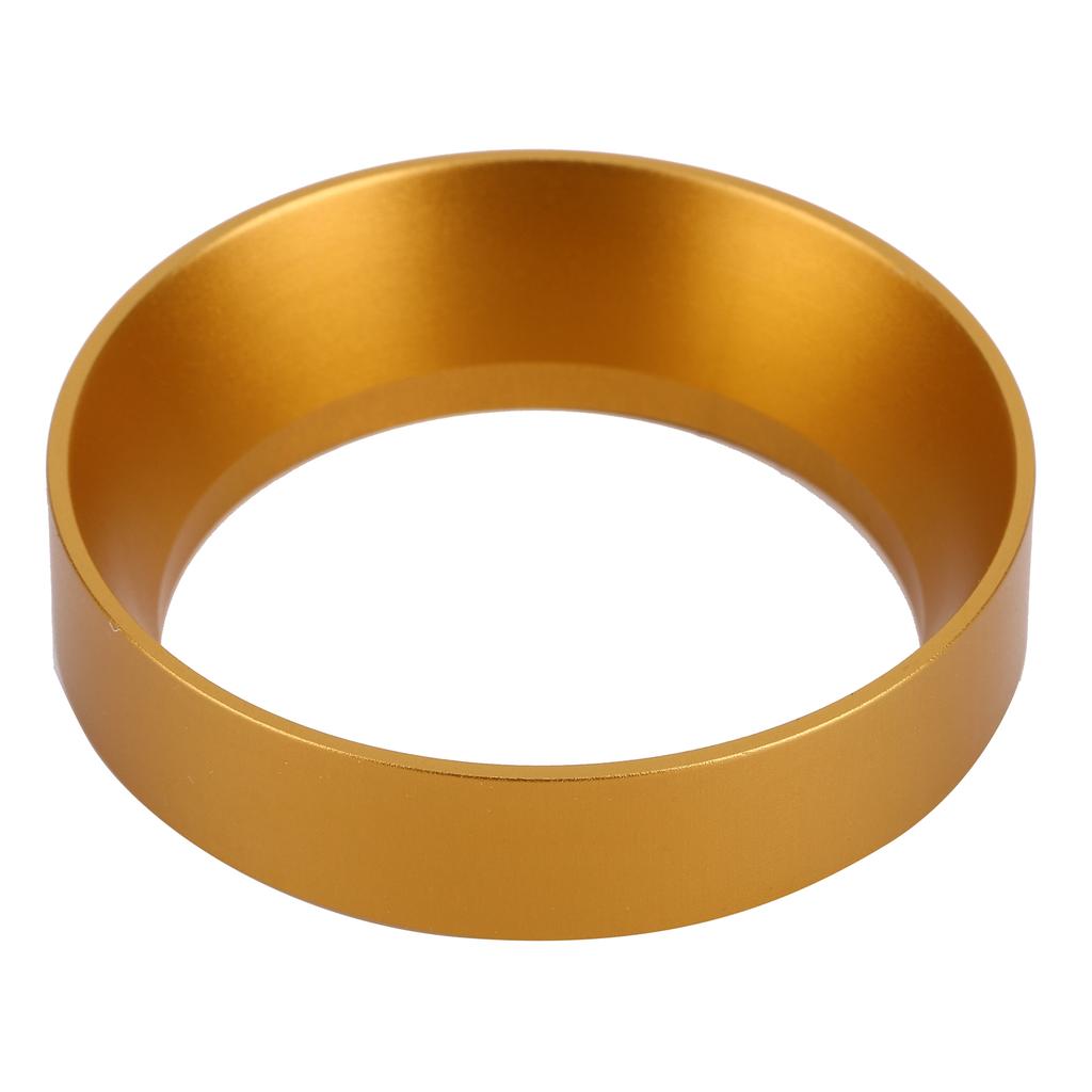 Aluminum Coffee Dosing Ring Dosing Funnel with Magnetic Replacement for Coffee MakerGold 51MM