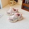 2025 Spring and Autumn New Girls Mesh Breathable Sports Shoes Children's Fashion Lightweight Casual Shoes Soft-soled Non-slip Running Shoes