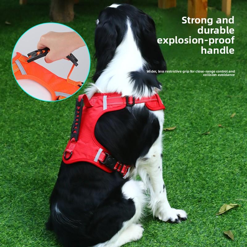 Eine Weste Hundeleine für kleine und mittelgroße Shiba Inu und Corgi Hunde, mit verstellbaren Brustgurten für Welpen