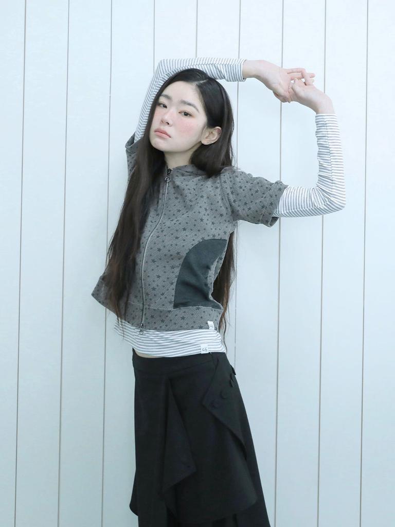 Eogeulliswedou Flare Skirt Pants (Black)