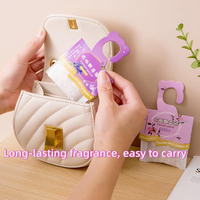Lavender Wardrobe Sachet, Long-lasting Fragrance, Room Toilet Deodorization, Bedroom Car Wardrobe Hanging Small Sachet