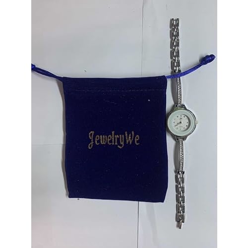 Women's Watch, Bracelet/Bangle, Rhinestone, Analog Display, Waterproof, Popular, Cute, Simple, Stylish, Alloy Quartz Movement, Silver, Birthday, Anniv