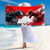 Black-Venom Print Beach Towel, Large Soft Quick Dry Towel for Beach Camping Swimming