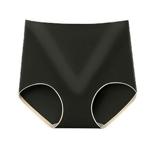 

«Женские бесшовные трусы из чистого хлопка с высокой талией и графеном — подтяжка бедер и простой модный дизайн» 3XL (160-180 pounds)