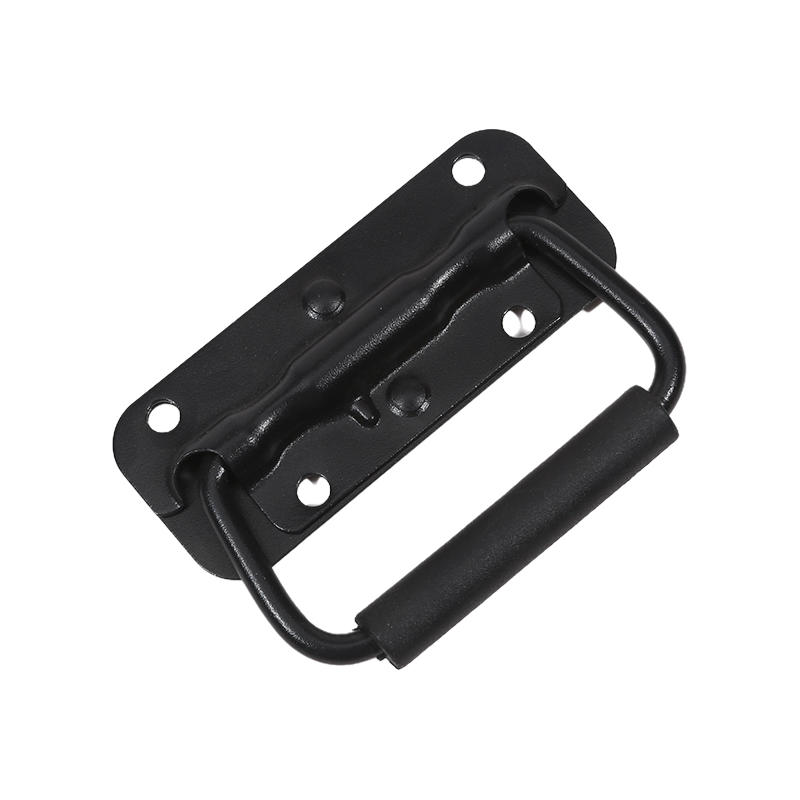 1PC Toolbox Spring Folding Handle Tool Creative Heavy Duty Chest Cabinet Surface Mounted Spring Loaded Handle