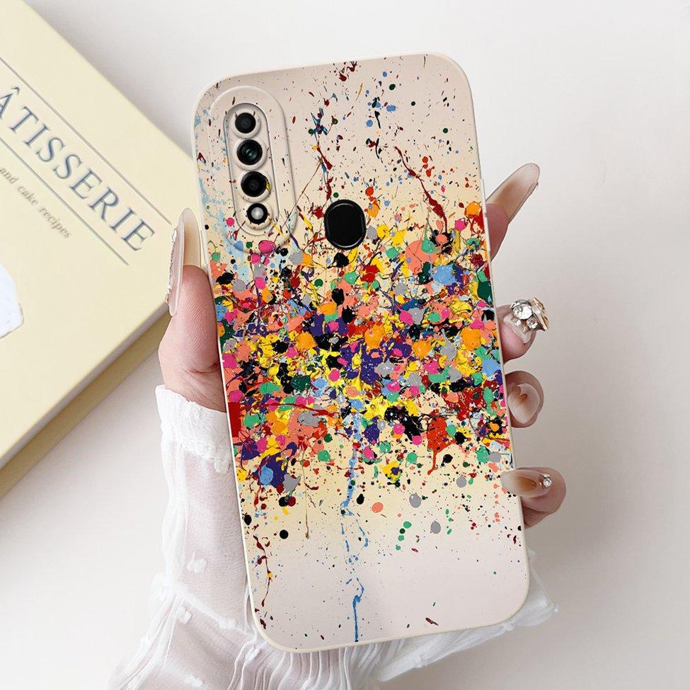 Casing For Oppo A31 2020 CPH2015 Case A8 PDBM00 Cute Cat Fashion Luxury Silicone Shockproof Phone Case For Oppo A8 Back Cover