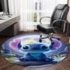1pc S-Stitch10 Carpet, Round Rug, Comfortable, Suitable for Entryways, Living Rooms, Office, And Bedrooms, Christmas Decoration