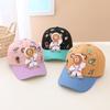 1pcs Kids Fashion Baseball Caps For Cartoon Cute Bear Retro Hip Hop Hat Unisex Street Adjustable Sun Visor Cap