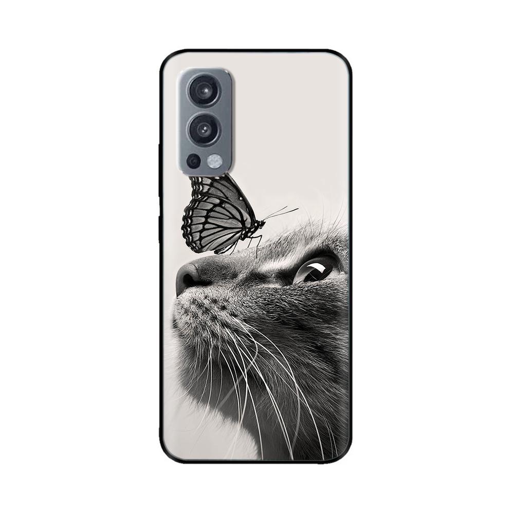 Für OnePlus Nord 2 5G Hülle Nord2 Bumper 6,43 Zoll Weiche TPU Silikon Hülle für One Plus Nord 2 5G Case Cartoon Rückseite Hülle
