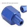 EBTOOLS 2 PCS Female to 1/8 NPT Male Adapter Male Hose End Metric Fitting Adapter for Oil Pressure Gauge Sensor Port Conversion