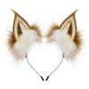 Animals Cat Ears Headband JK Furry Cosplay Headwear Sweet Wolf Dog Hair Band  Halloween