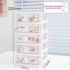 Desktop Stationery Storage Box Organizer Drawer Pen Holder Makeup Cosmetic Plastic Drawer Storage Box Desk Organizer Cute