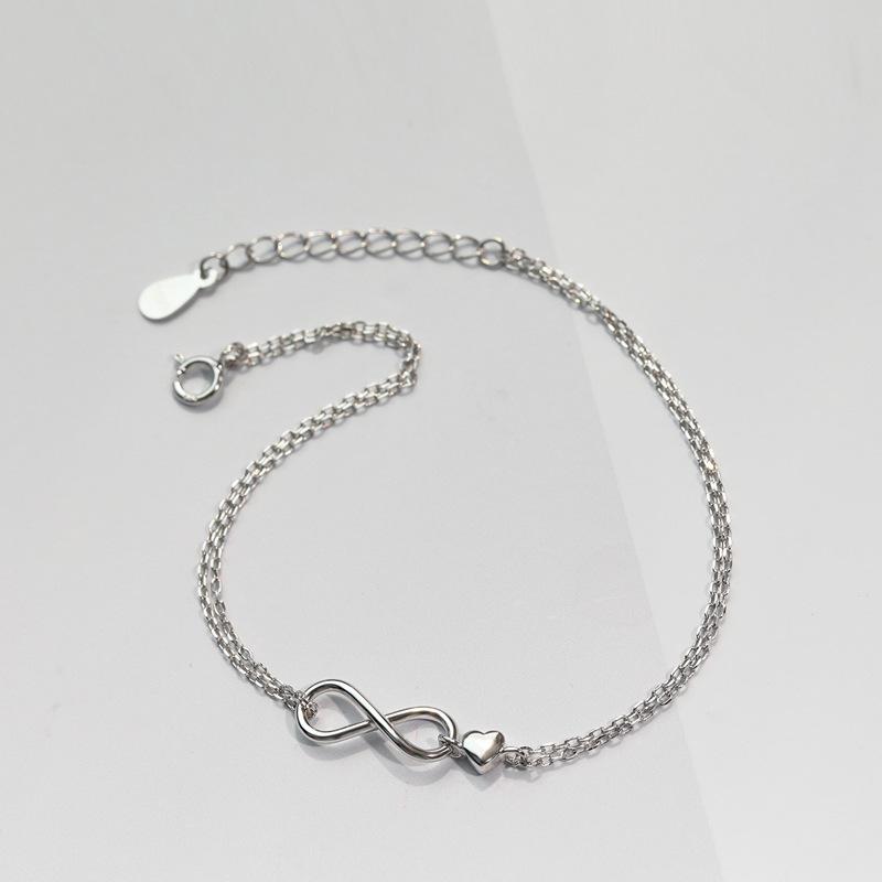 Bracelet Infinite Love Bracelet Women's Korean Style Simple Hollow Geometric Bracelet Personalized Jewelry KTJ