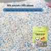 10kg Milk Scented, Non-stick, High Clumping Blue Engraved Tofu Cat Litter with Deodorizing Properties