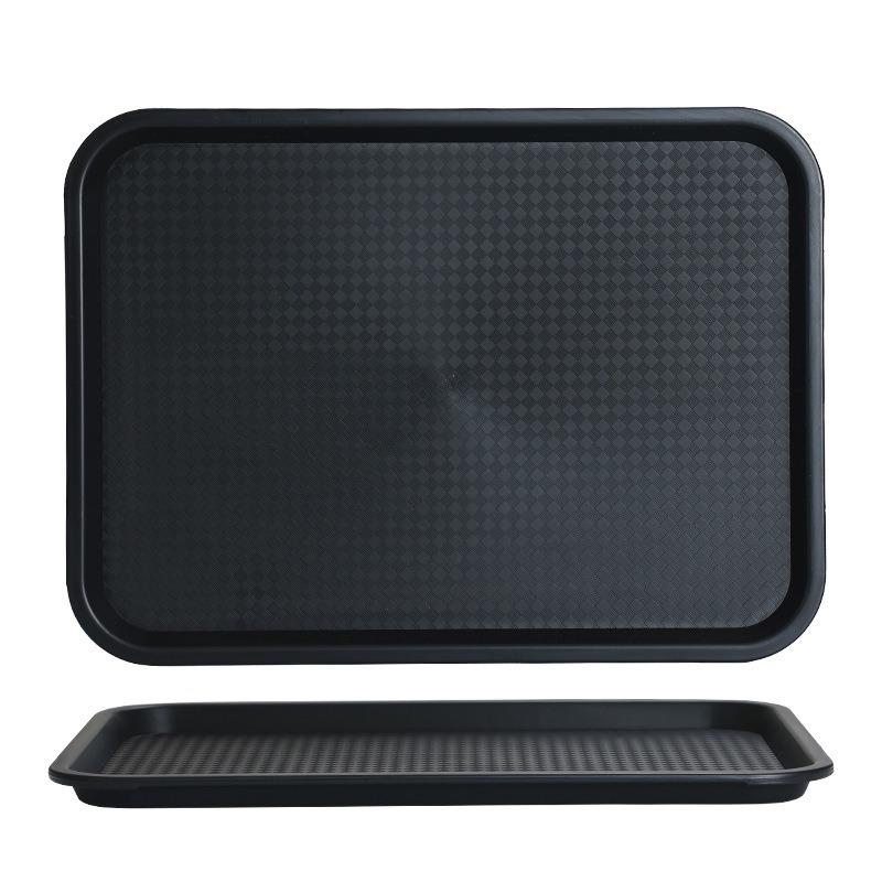 Non-Slip Rectangular Burger Tray for Restaurants